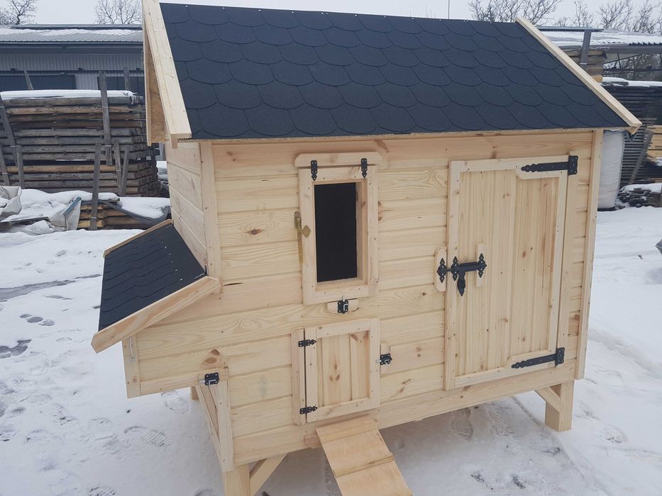 Kurnik dla kur 215x130x210 klatka dla drobiu