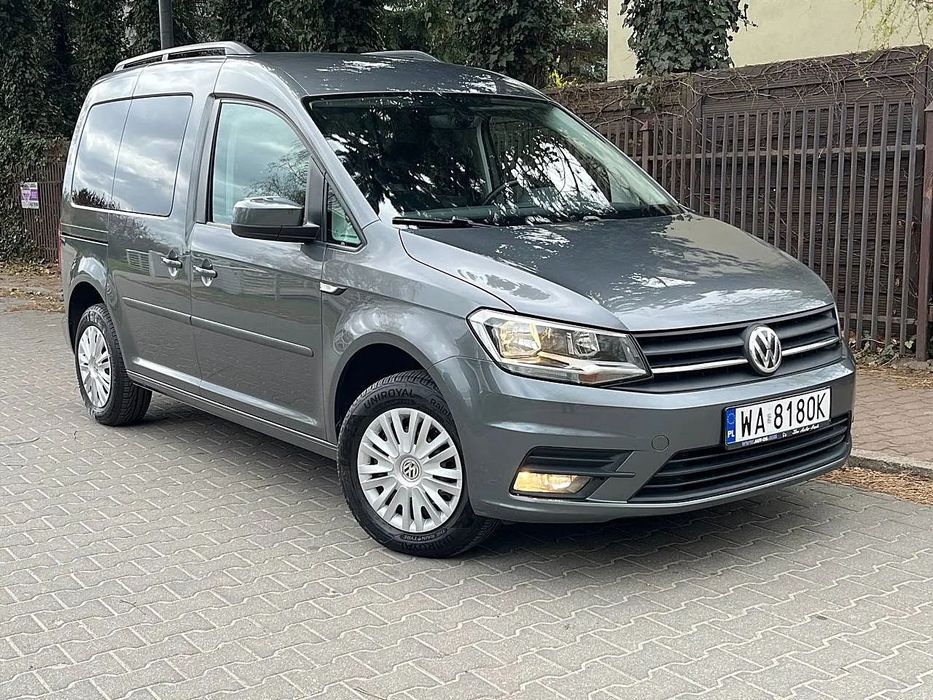 Volkswagen Caddy 2.0 Tdi 102KM Tempomat Aktywny Navi Grzane Fotele