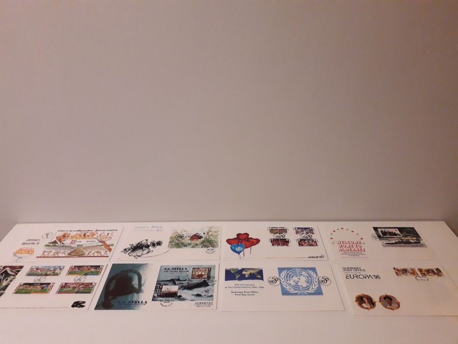 Selos de coleção variados