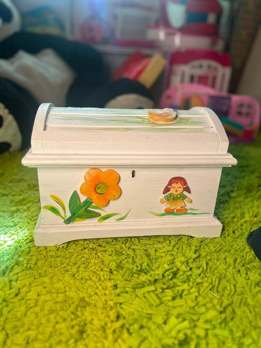 Caixote de decoração