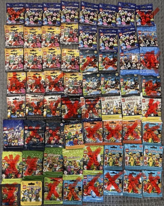 Мініфігурки Лего різних серій !!!