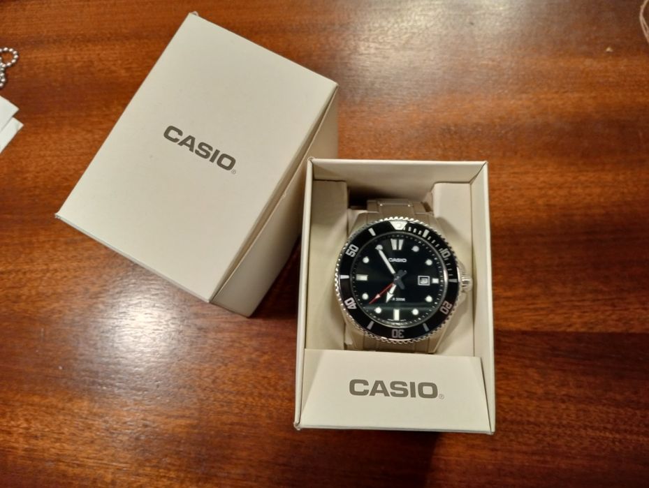 Relógio Casio Diver MDV-107 - Aço Inoxidável 200m