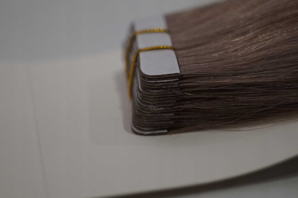 1819 Pasma tape-in blond 100% ludzkie włosy EasyOuth #18/60 doczep