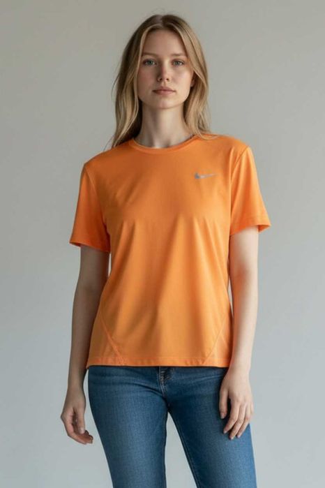 X48 trening siłownia koszulka damska Nike termo pomarańcz S 36