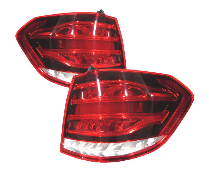 FAROLINS MERCEDES W212 13-16 VERMELHO BRANCO PRETO