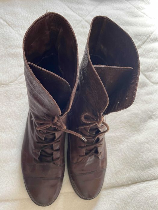 Bota  de pele cano alto64586346560641121