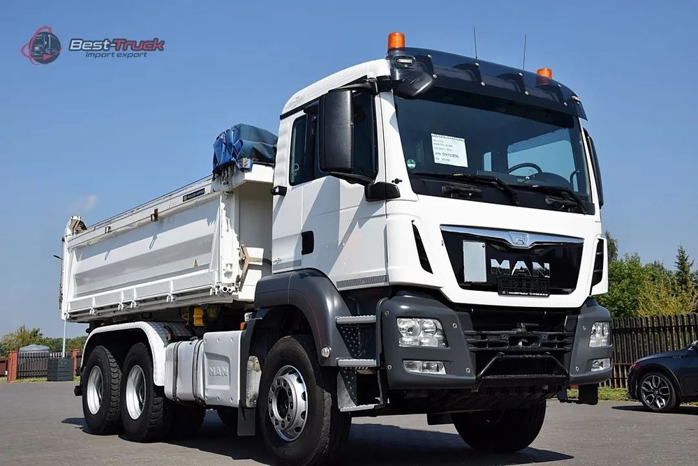 MAN TGS 26.400 // 6X4 //WYWROT  MEILLER 3 STRONNY  // 5 RESORÓW  // Z NIEMIEC  //  STAN PERFEKCYJNY  2 x kamera  // książka serwisowa  //  fabryczne malowanie  //