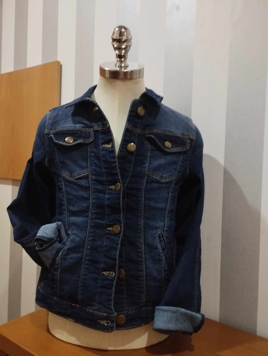 Blusão de ganga tam 12