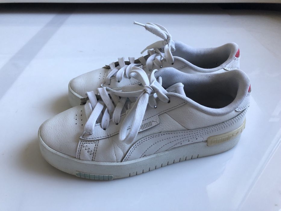 Buty Puma sneakersy biale 38 wkladka 24 trampki adidasy polbuty