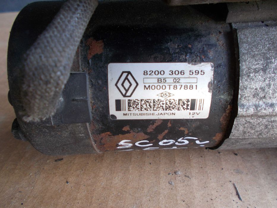 renault SCENIC 1.5 dci 05r rozrusznik 8200.306595