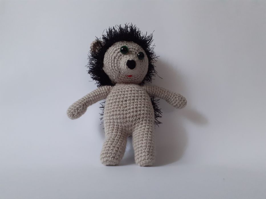 Pluszak jeżyk na szydełku hand made prezent Dzień Dziecka