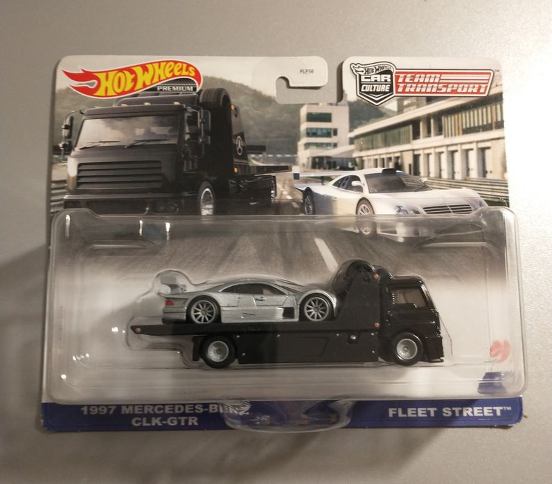 Hot Wheels Premium Team Transport 1997 Mercedes Benz CLK GT-R Fleet