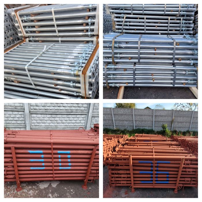 Stemple Budowlane  podpory regulowane  płyta topolowa Głowice Krzyżowe