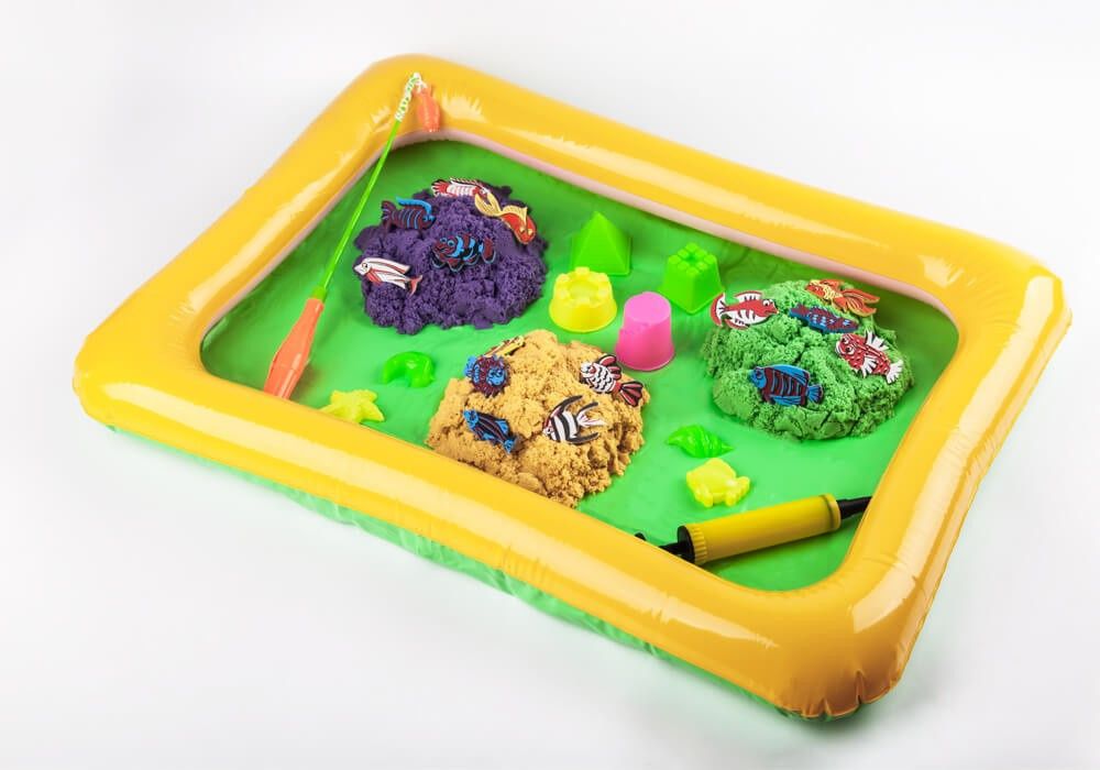 Клёвая рыбалка + кинетический песок KIDSAND Danko Toys