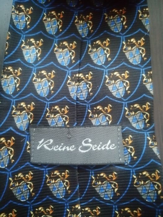 REINE seide jedwabny krawat 100%silk