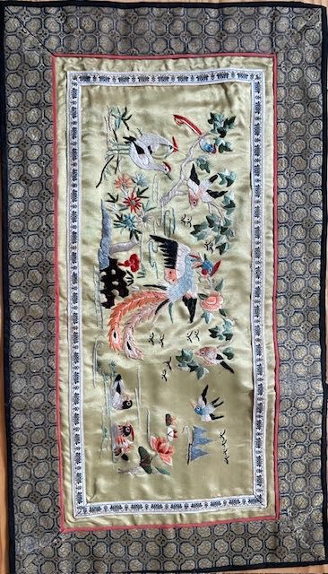Bordados em seda chineses