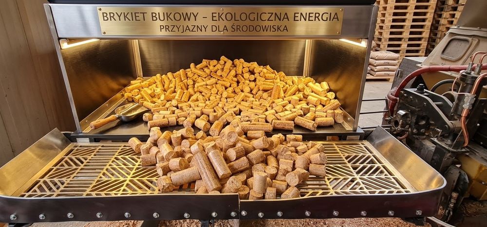 Brykiet Bukowy, opał suchy, brykiet słoma drewno suche