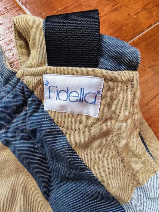 Mochila Porta-Bebé Fidella Fusion | London Beige | Algodão Orgânico
