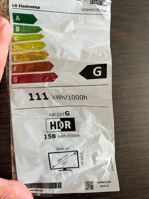 Telewizor LG 65cali 65NANO763QA