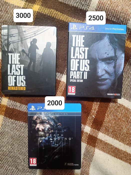 THE LAST OF US スチールブックケース PS5 ps4 PS3 last of us steelbook - купить игры для приставок - Цена на OLX.ua