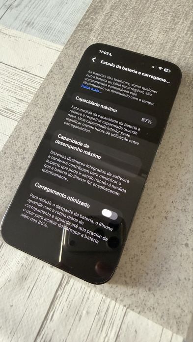 iPhone 14 Pro Max 128GB Preto – Funciona 100% | Bateria 87% | Vidro Traseiro Partido