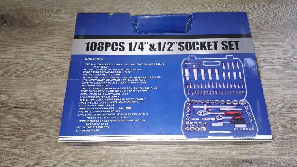 Набір інструментів 108 елементів в Кейсі