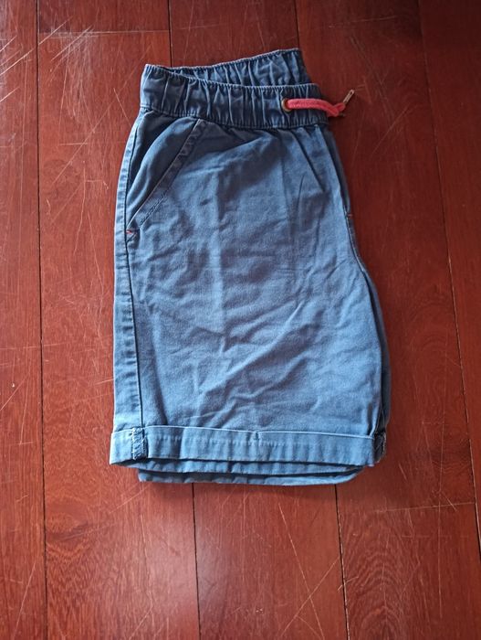 Calções de ganga finos