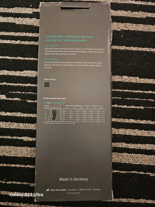 JUZO orteza stawu kolanowego