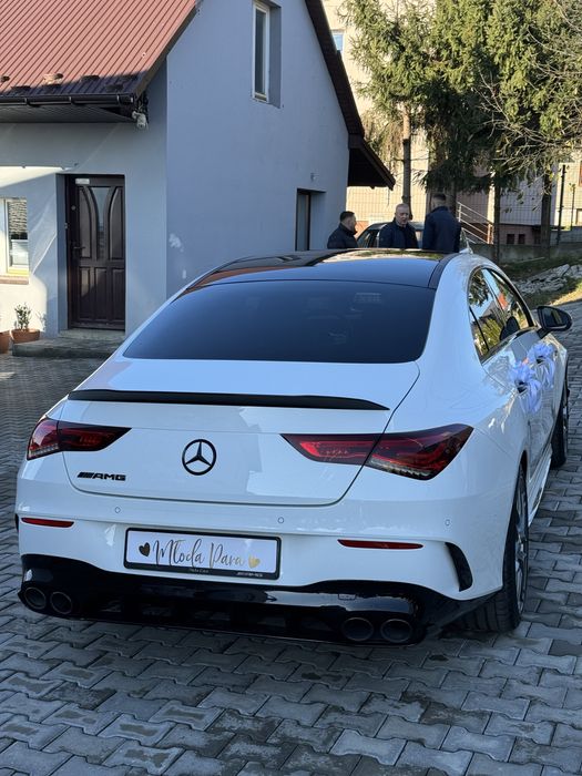 Samochody do ślubu MERCEDES CLA 45 AMG / BMW M3 G30