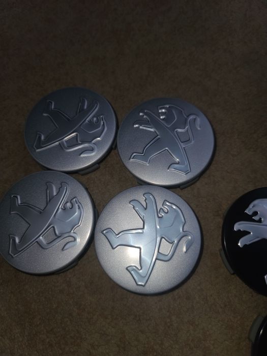 Ковпачки дисків оригінал  Peugeot 60mm