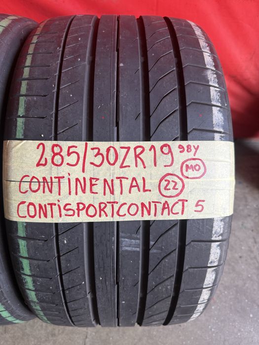 Pneus 285/30/19 Continental como novos
