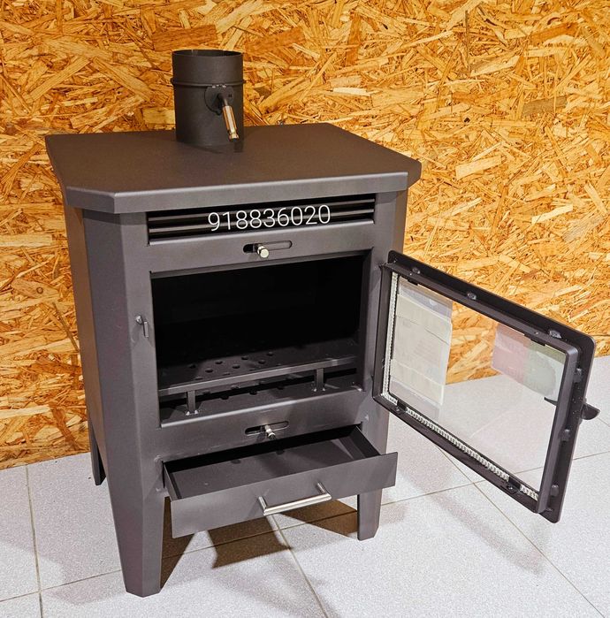 Salamandra Lenha NOVAS - 10.4Kw - FABRICADO PORTUGAL