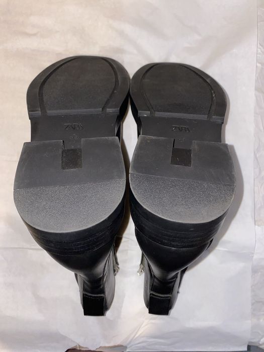 100%ШКІРА|Челсі ZARA|розмір:45(29-29,5cm)#our legacy camion boot/maison margiela ankle boot tabi mm6/diesel/gant/dr.martens/allsaints