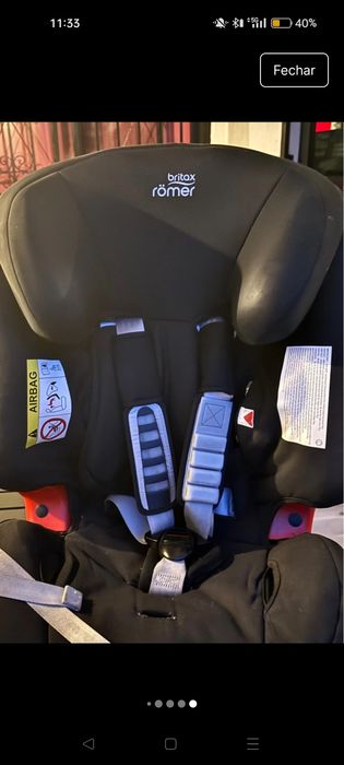 Cadeira auto marca e contra marcha com suporte de segurança