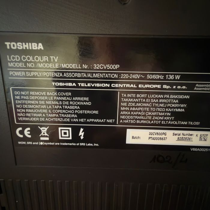 Toshiba 32CV500P