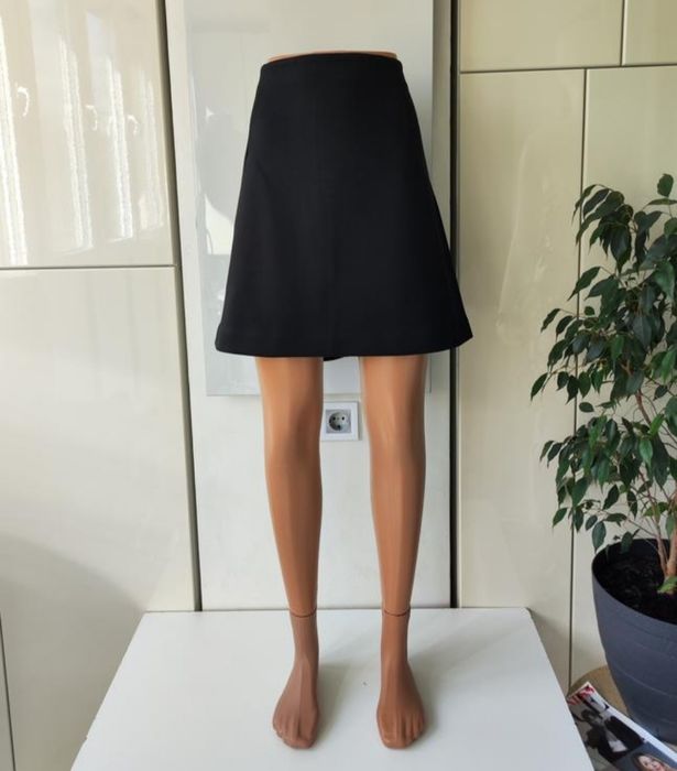 Cos щільна твідова міні спідниця на основі бавовни