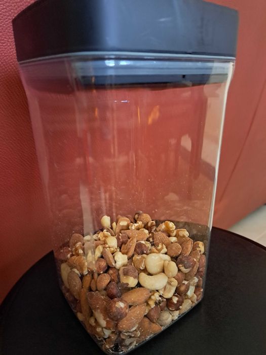 Mistura frutos secos naturais, marca de qualidade, embalagens 150 gr