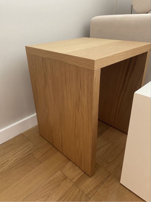 Mesa de centro dupla em Carvalho mel