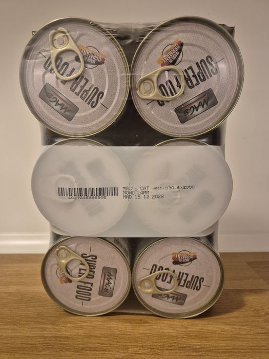 Mokra karma dla kota Mac's Monoprotein jagnięcina