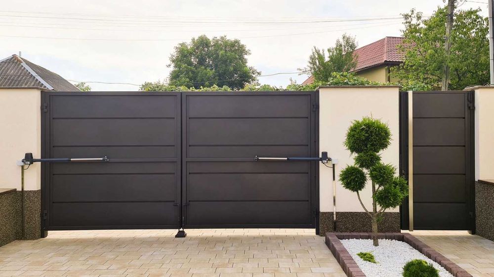 Бюджетна автоматика для розпашних воріт, Привід розпашних воріт