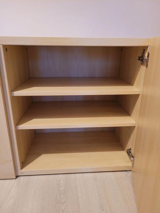 2x Estrutura de movel Ikea Besta cor pinho