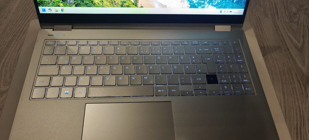 Laptop Samsung Galaxy Book Flex NP950QCG-K01, dotyk