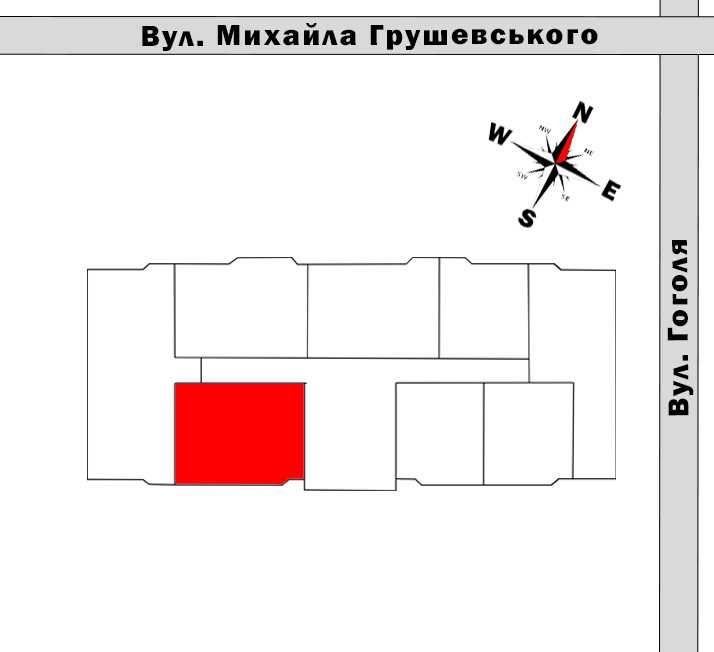 Продаж 2к квартири Центр Черкаси Новобудова