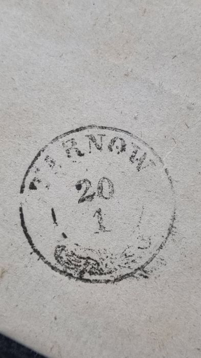 Galicja 1849 Gdów – Tarnów, pełny list urzędowy, prefilatelistyka aust