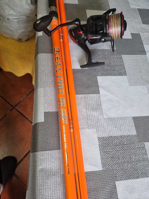 conjunto de canas de pesca