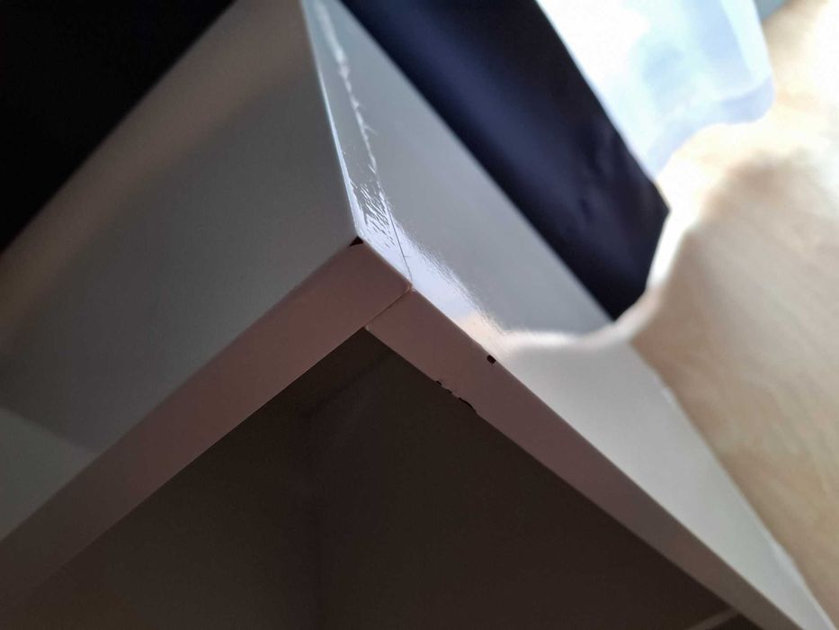 Secretária com tampo de vidro