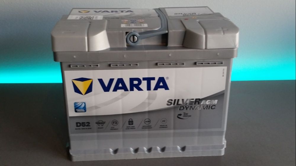 Akumulator Varta Silver D52 Start-Stop AGM 60Ah 680A Montaż Kodowanie