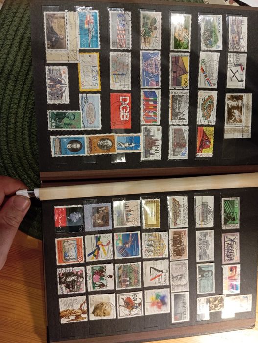 Klaser ze znaczkami - zagraniczne