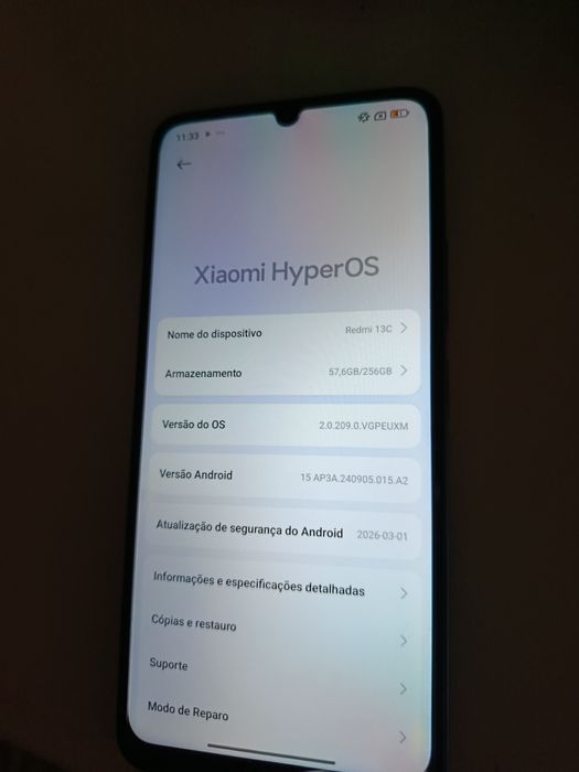 Redmi 13c azul claro