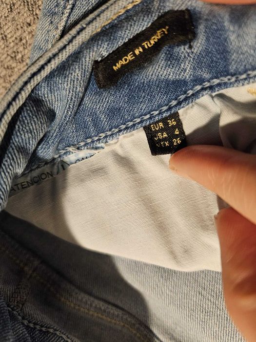 Calças de ganga, azuis, Massimo Dutti, tamanho S/36, em muito bom estado